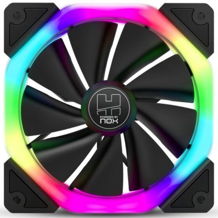 Nox Hummer S-FAN Ventilador de Caja 120mm ARGB Negro